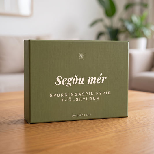 Segðu mér - spil fyrir fjölskyldur FORPÖNTUN